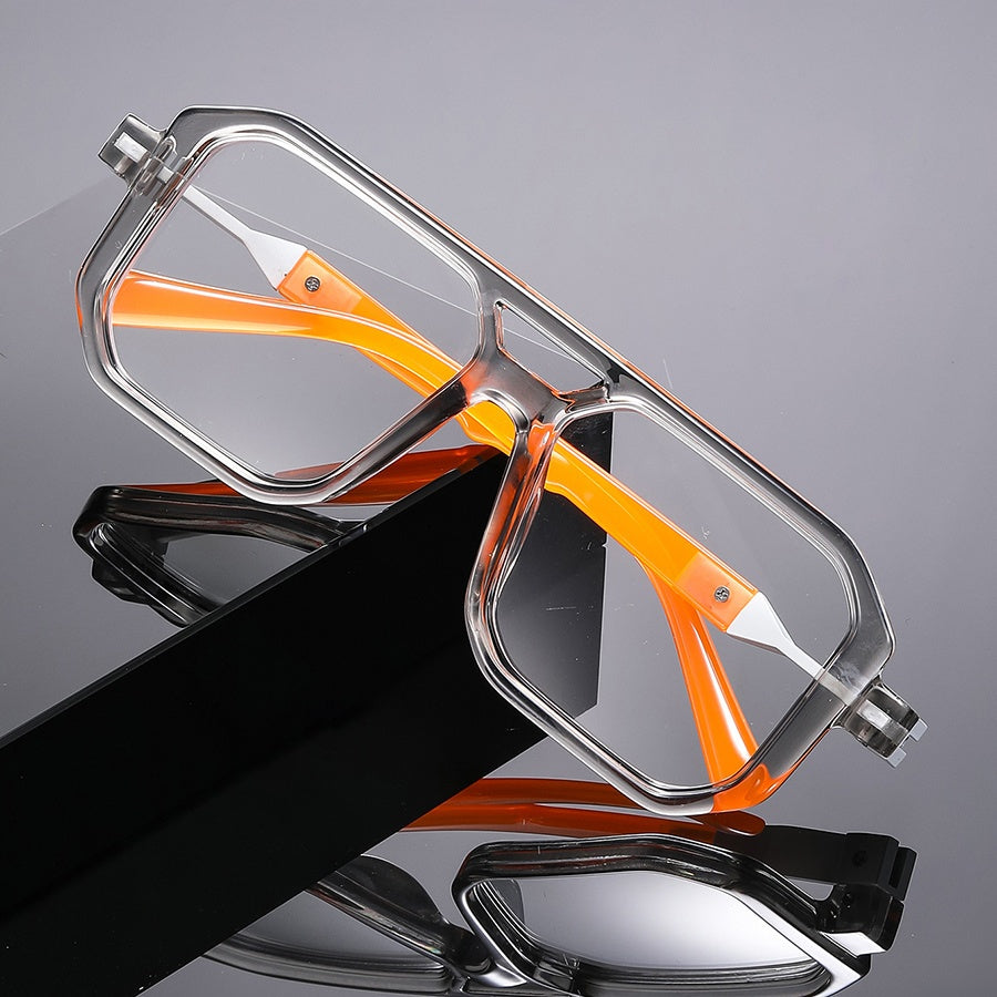 Modern Square Double-Bridge Glasses | Rocco Bellano