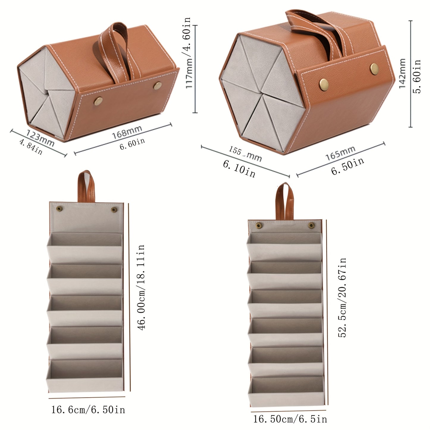 Rocco Bellano Multi-Slot Sunglasses Organizer | Portable Travel Case