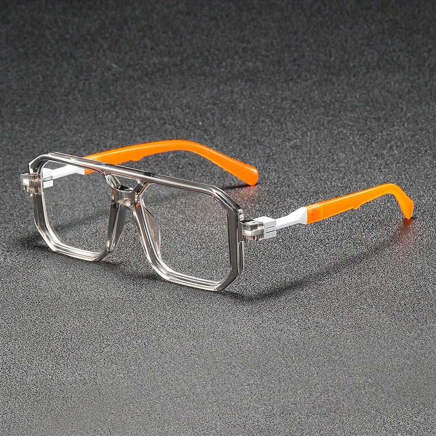 Modern Square Double-Bridge Glasses | Rocco Bellano