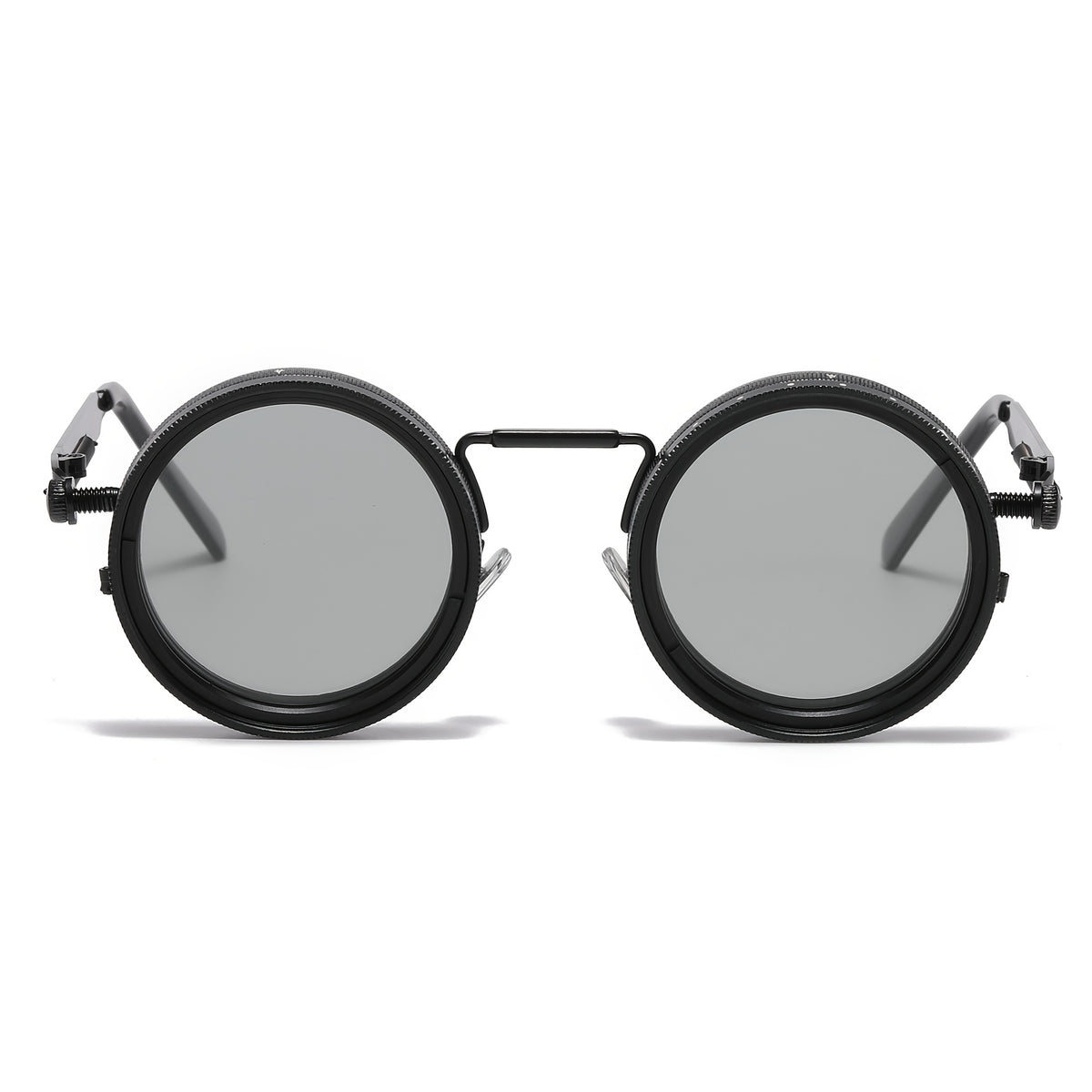 Steampunk Adjustable ND Filter Round Sunglasses | Rocco Bellano