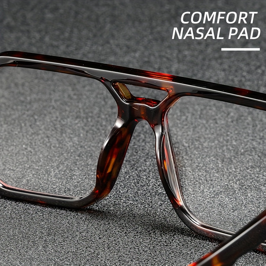 Modern Square Double-Bridge Glasses | Rocco Bellano