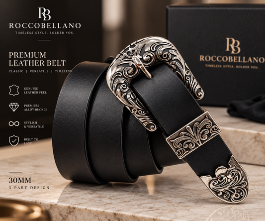 ROCCOBELLANO – Vintage Western Design unisex Belt