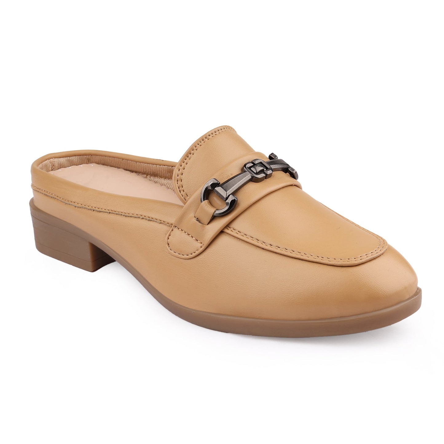 Rocco Bellano Luxury Slip-On Mule Loafers | Horsebit Backless Flats