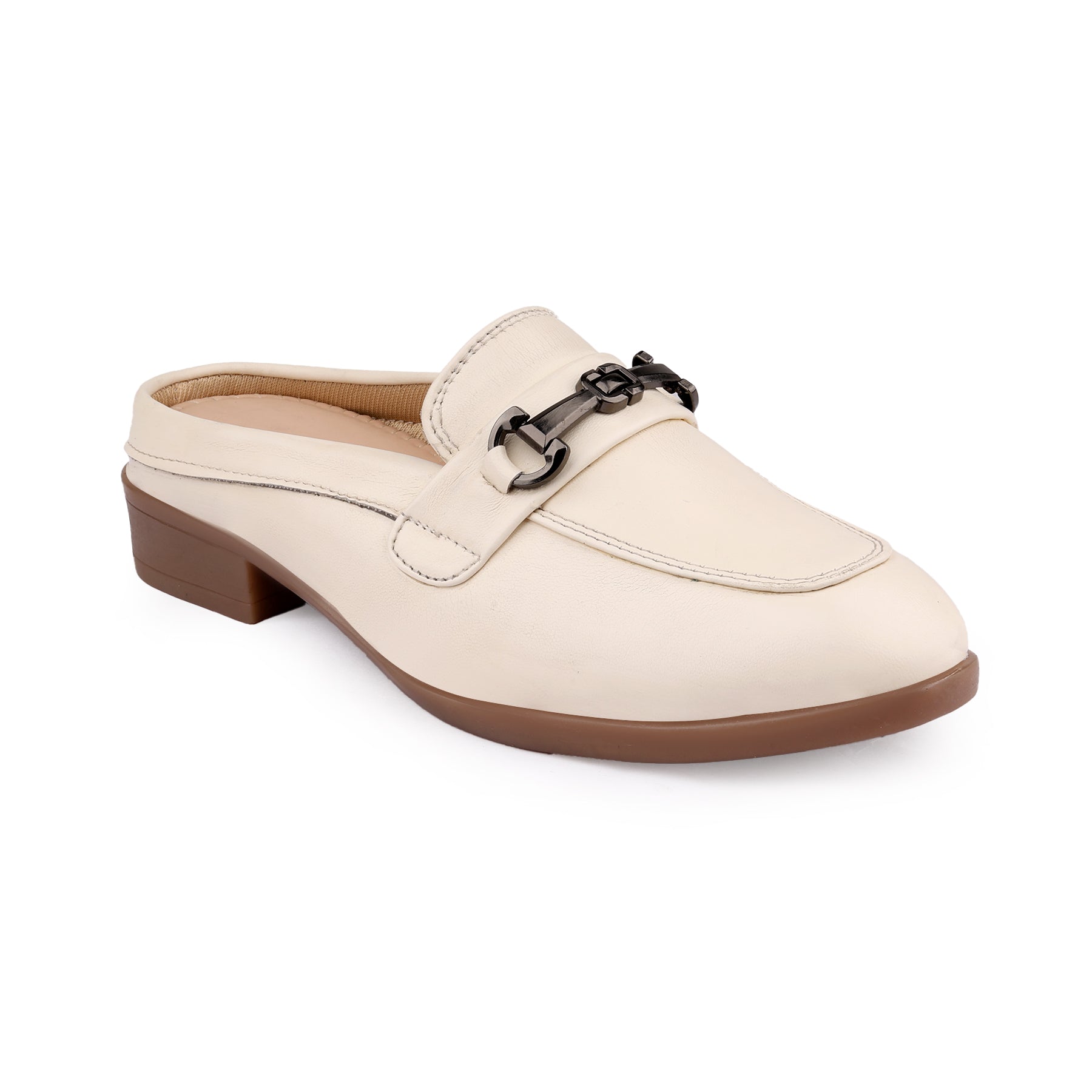 Rocco Bellano Luxury Slip-On Mule Loafers | Horsebit Backless Flats