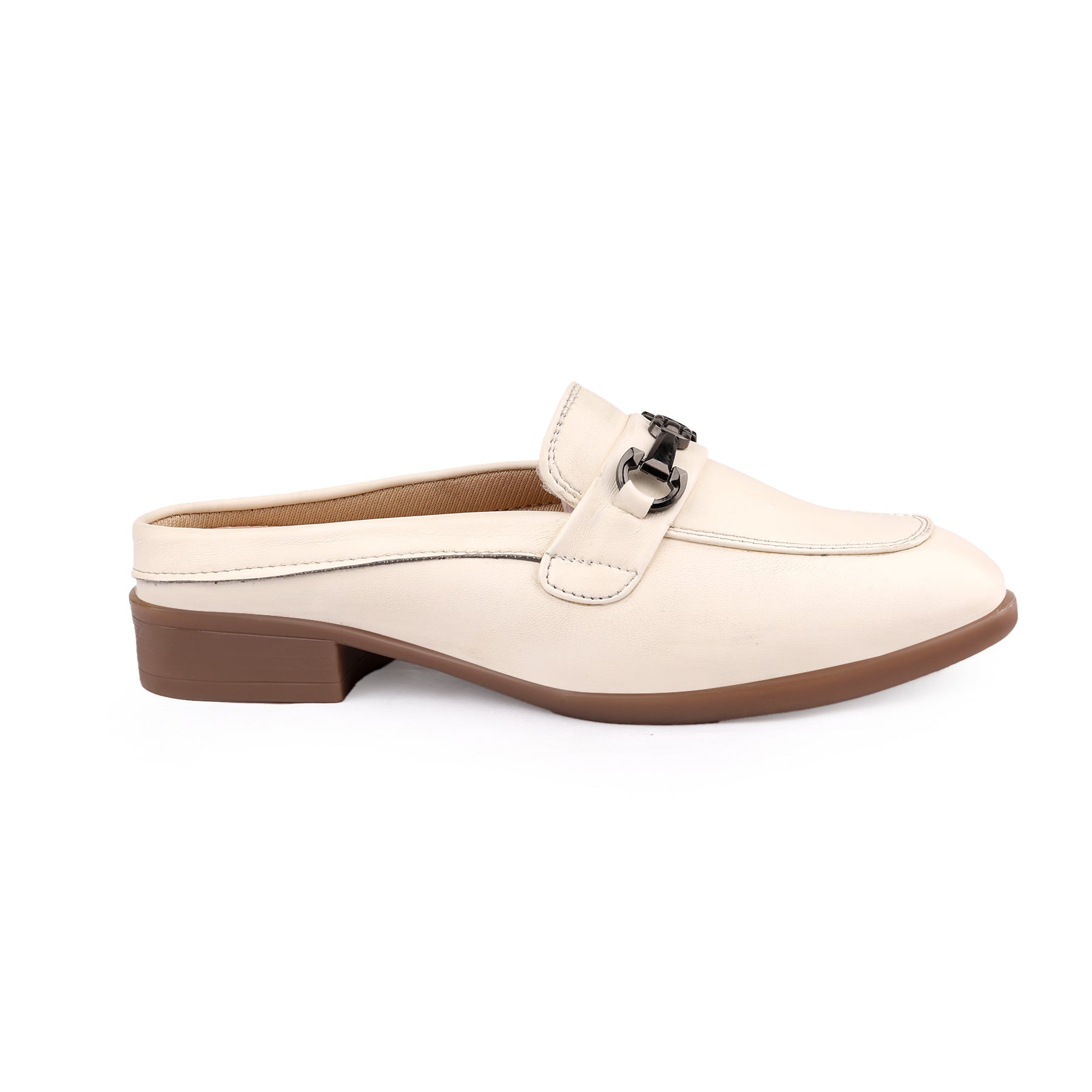 Rocco Bellano Luxury Slip-On Mule Loafers | Horsebit Backless Flats