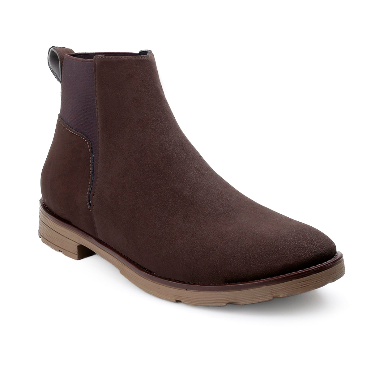 Rocco Bellano Men's Premium Suede Chelsea Boots – Comfortable Pull-On Ankle Boots