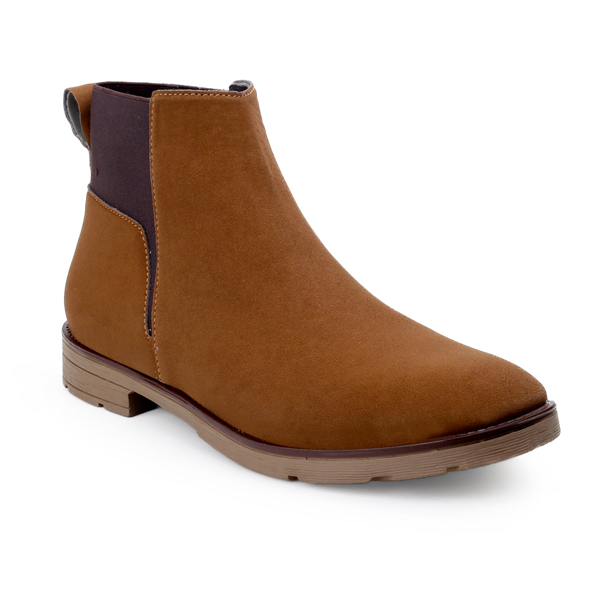 Rocco Bellano Men's Premium Suede Chelsea Boots – Comfortable Pull-On Ankle Boots