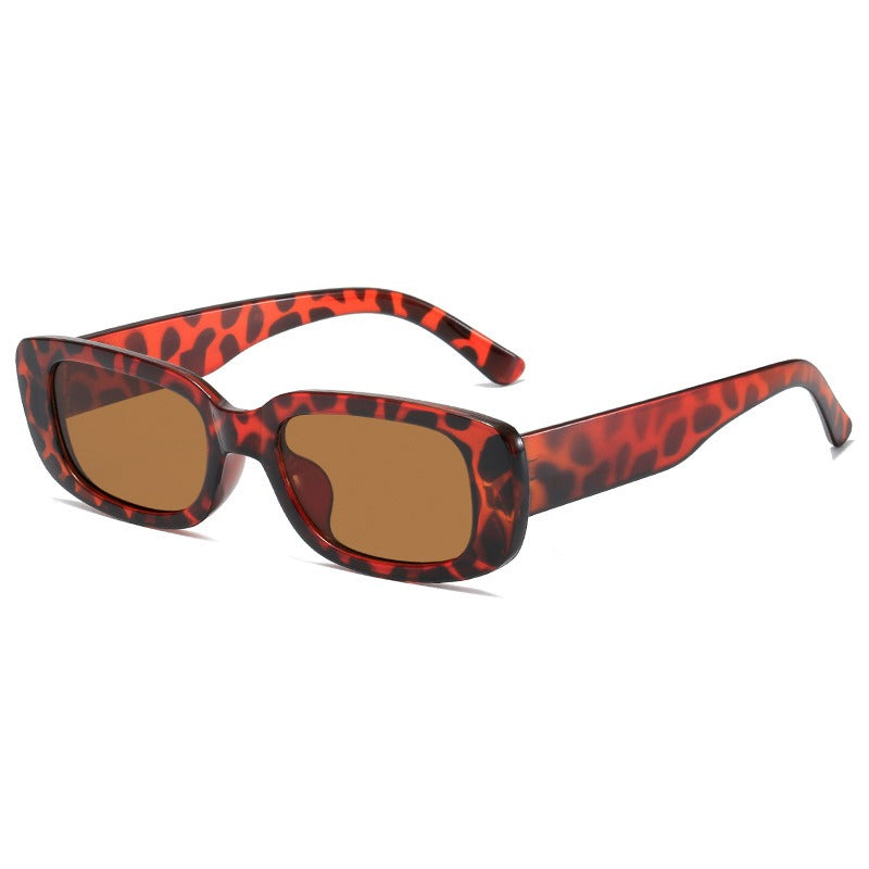 Rocco Bellano Black Rectangle Sunglasses for Men & Women
