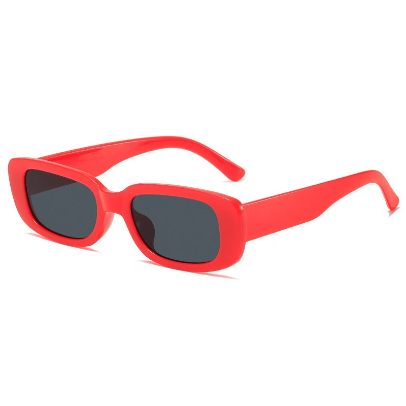 Rocco Bellano Black Rectangle Sunglasses for Men & Women