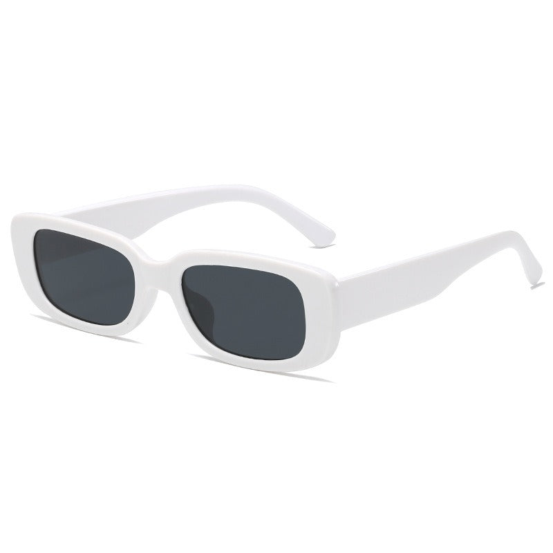 Rocco Bellano Black Rectangle Sunglasses for Men & Women