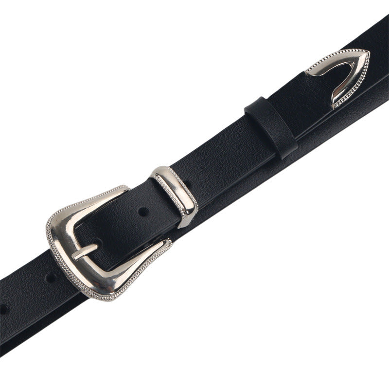 ROCCOBELLANO- Genuine Unisex Leather Belt – Waist Belt with Classic Pin Buckle for Formal, Party & Casual Wear